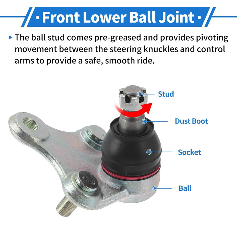 Toyota Celica Front Lower Ball Joints (1990-1993)
