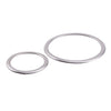 BMW X6 E71 Silver Inner Door Speaker Ring Cover Trim Kit (2008-2014)
