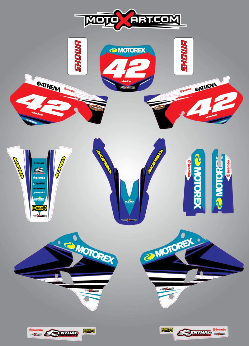 Yamaha YZ 125 / 250 Full Custom Graphics Kit (1996-2001)