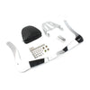 Indian Scout Sissy Bar Passenger Backrest Pad + Mounting Spools (2019-2020)