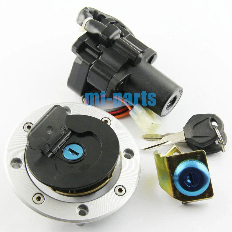 Suzuki GSX1300R Hayabusa Ignition Key Switch & Fuel Tank Cap Set (2001-2007)
