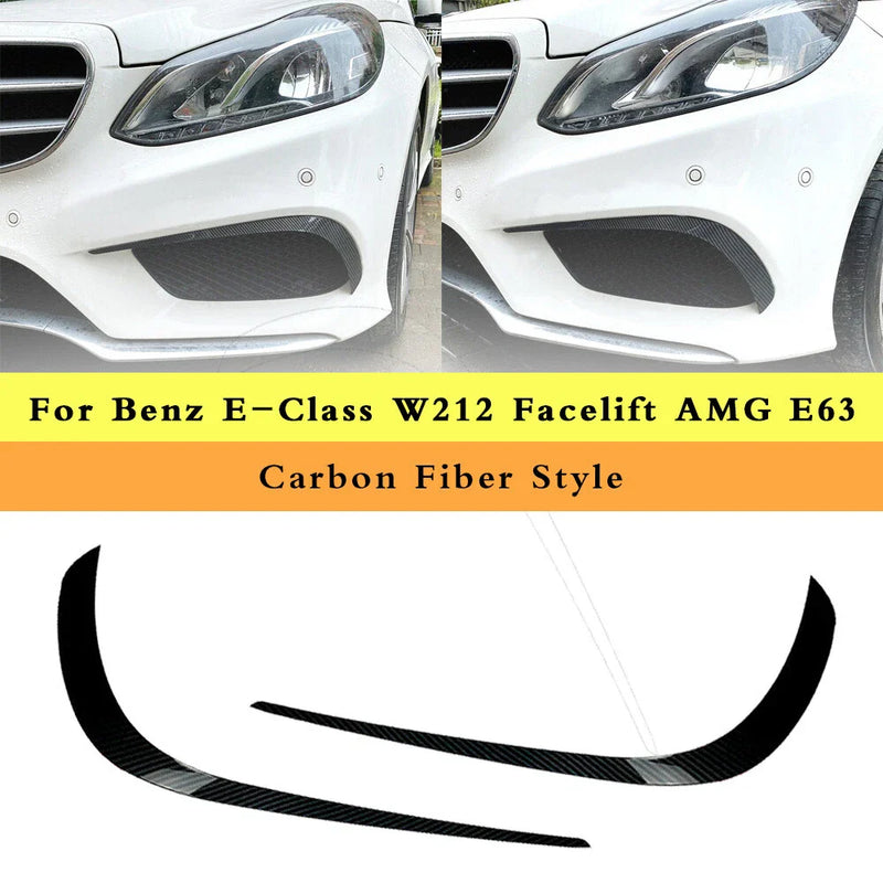 Benz E-Class W212 Front Bumper Splitter Trim (2013-2016)