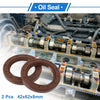 Car Oil Seal 2 x 42x62x8mm Seal Ring Rotary Shaft Seal FKM Rubber
