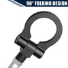 Honda Fit Black Round Bumper Trailer Ring Eye Towing (2009-2013)