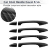 Toyota Prius Door Handle Cover Trim Carbon Fiber Black