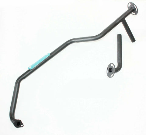 GY6 150cc Quad Bike ATV Black Alloy Twin Exhaust Pipe Mufflers