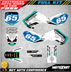 Kawasaki KX 65 Decals Custom Graphics Kit (2000-2024)