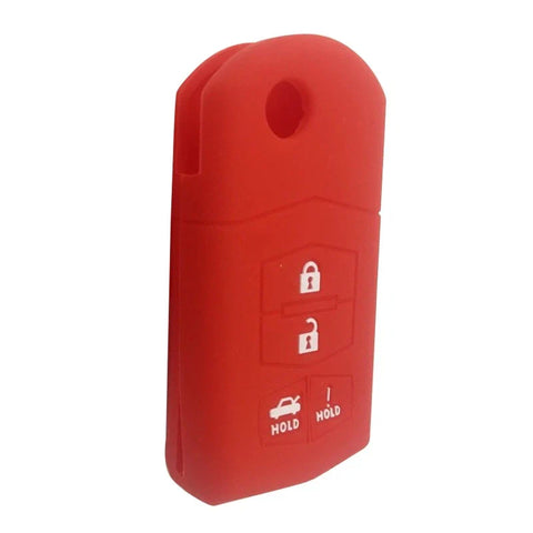 Mazda 3, 6, RX-8 Silicone 4 Button Keychain Cover (2004-2013)