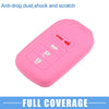 Honda Accord EX EXL EX-L (2013-2018) Black Pink Smart Key Fob Cover