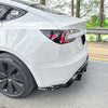 Tesla Model 3 1x Matte Black Rear Bumper Diffuser (2024-2025)