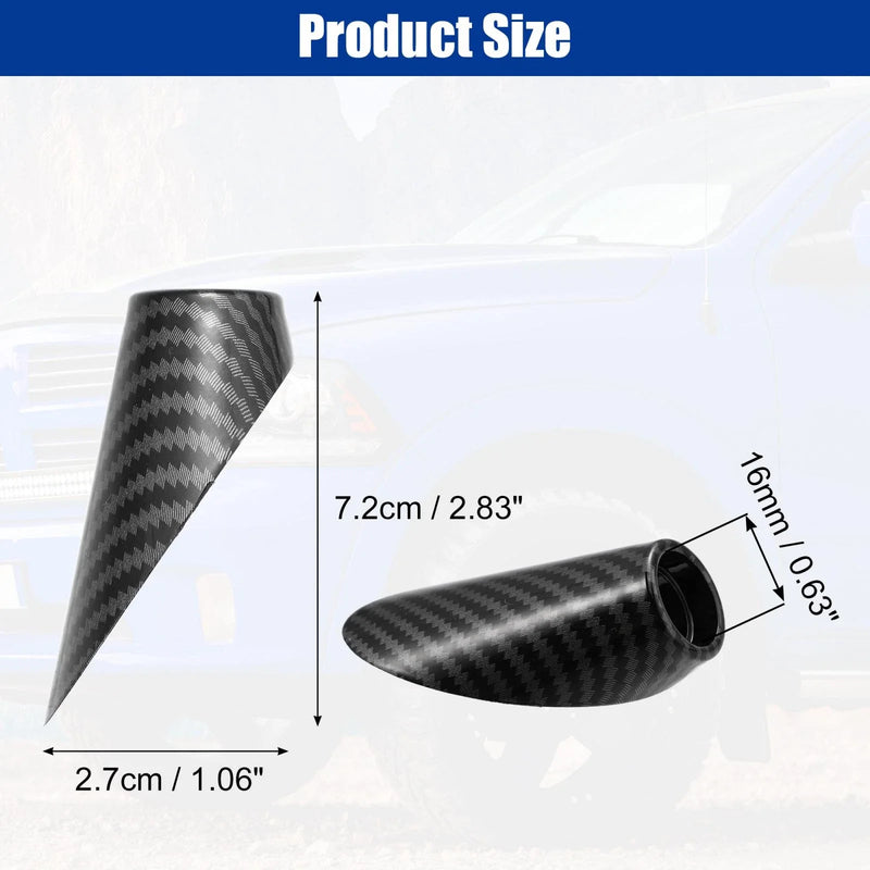 Dodge Ram Carbon Fiber Black Antenna Base Cover