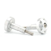 BMW R18 Chrome Aluminum Handlebar Grip Ends (2020-2023)