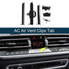 BMW X5 G05 Black Silver Tone Right Air Vent Clips Tab (2019-2023)