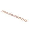 10 x M1 1.5 x 20 Copper Oil Drain Plug Gasket Seal Ring