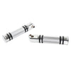 Harley Softail Fat Boy Chrome Rear Footboards Foot Pegs (2018-2023)