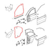 Honda Civic Ferio Sedan 2001-2004 Front & Rear Door Weatherstrip Set