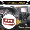 Jeep Wrangler JK JKU (2011-2017) Red AC Switch Button Control Cover Trim