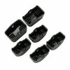 Harley Dyna Softail 6 x Black Hand Control Switch Button Covers (96-13)