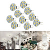 Car 10 x DC12V G4 5050 SMD 6 LED Bulb Lamp