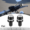 Motorcycle Pair Universal Motorcycle Handlebar Plugs 7/8" 22mm