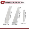 Mercedes S-Class 6 Pcs Chrome Silver Door Pillar Window Trim (2007-2013)