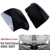Ford Focus 2 x Gloss Black Rear View Mirror Cover Caps (2005-2008)