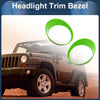 Jeep Wrangler 2 x Front Left & Right Headlight Trim Bezels (2027)