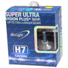 55W H7 Halogen Headlight Bulbs +170% Performance