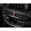 Hyundai Santa Fe Carbon Fiber Center Air Outlet Vent Cover Trim (2019-2022)