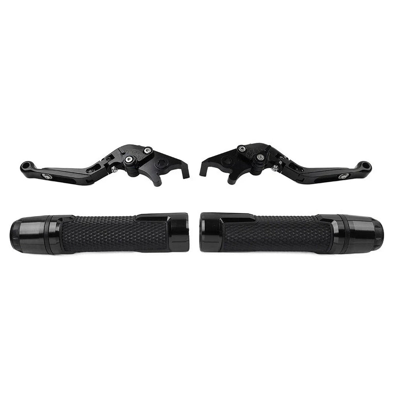 Honda CBR125R CBR150R Black Extendable Brake Clutch Levers (2004-2023)