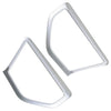 Jeep Gladiator Wrangler JL Chrome Front Door A-Pillar Speaker Covers (2018-2023)