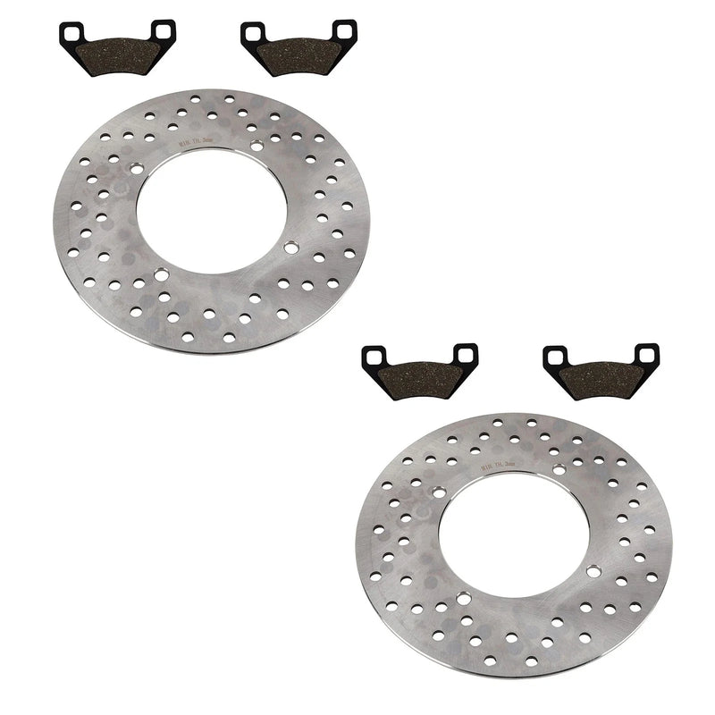 Arctic Cat 700 Diesel Auto 4x4 FIS TRV H1 EFI Front Brake Rotors & Pads