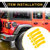 Jeep Wrangler JL JLU (2018-2022) Yellow Door Tailgate Handle Cover