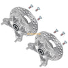Honda TRX250EX TRX400EX Sportrax 250 400 2 x Front Wheel Hubs & Brake Disc