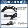 Jeep Wrangler Front Left Right ABS Wheel Speed Sensor (No.56027727)