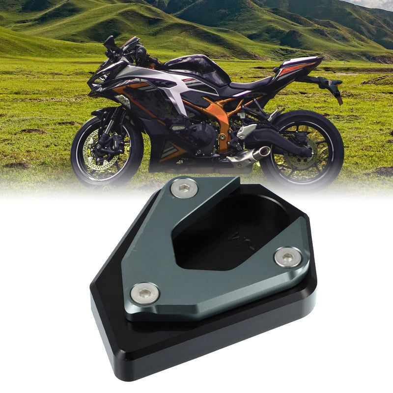 Kawasaki ZX-25R Side Stand Plate Pad Titanium Tone (2020–2023)
