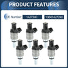 BMW E60 520i 525i Fuel Injector 6 Pcs (2003-2010)
