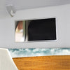 Car Accessories Stainless Steel Sun Visor Makeup Mirror