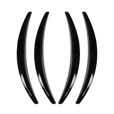 Car Fender Flares 4 x Glossy Black Wheel Eyebrow Arch Trim
