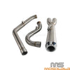 Harley Touring FLTRX FLTRXS FLTRK FLTRXP Exhaust System w/ End Cap (2014-2023)