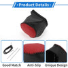 Toyota CH-R (2017-2021) Black Red Faux Leather Car Gear Shift Knob Cover