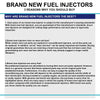 Jeep Liberty / Dodge Durango Nitro 6 x 3.7L Fuel Injector