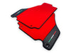 Ferrari F430 Carpet Carbon Fiber Leather Red Floor Mats (2004-2009)