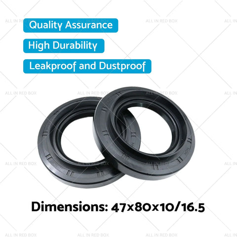Toyota Hilux TGN26 KUN26 KUN25 Front Inner Axle Oil Seals (2005-2015)