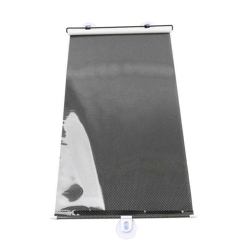 Car Retractable Black Windshield Sun Shade Protector