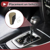 Honda Accord 2008-2012 Black Beige Leather Car Gear Shift Knob Cover