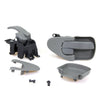 Nissan D40 Navara XE Crew Cab Ute 2004-2013 Gray Inner Door Handle Bezel