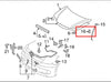 Toyota 4Runner / Hilux MK4 10 x Hood Rod Clips (1998-2004)