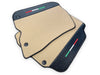 Ferrari F12 Berlinetta Beige Floor Mats (2013-2017)