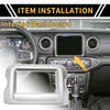 Jeep Wrangler JL JLU GPS Navigation Panel Trim Cover (2018-2023)